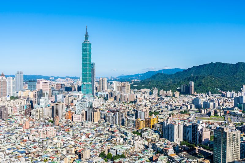 台北市區天際線